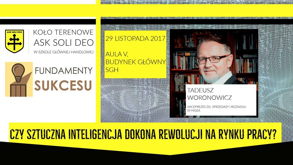 Czy sztuczna inteligencja dokona rewolucji na rynku pracy? – Tadeusz Woronowicz
