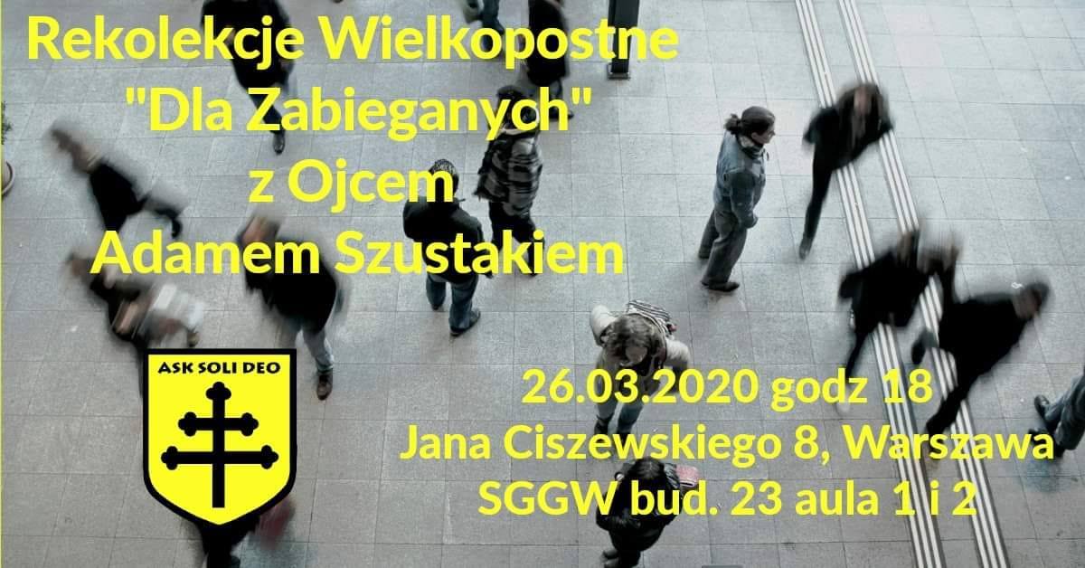 Rekolekcje „Dla zabieganych”