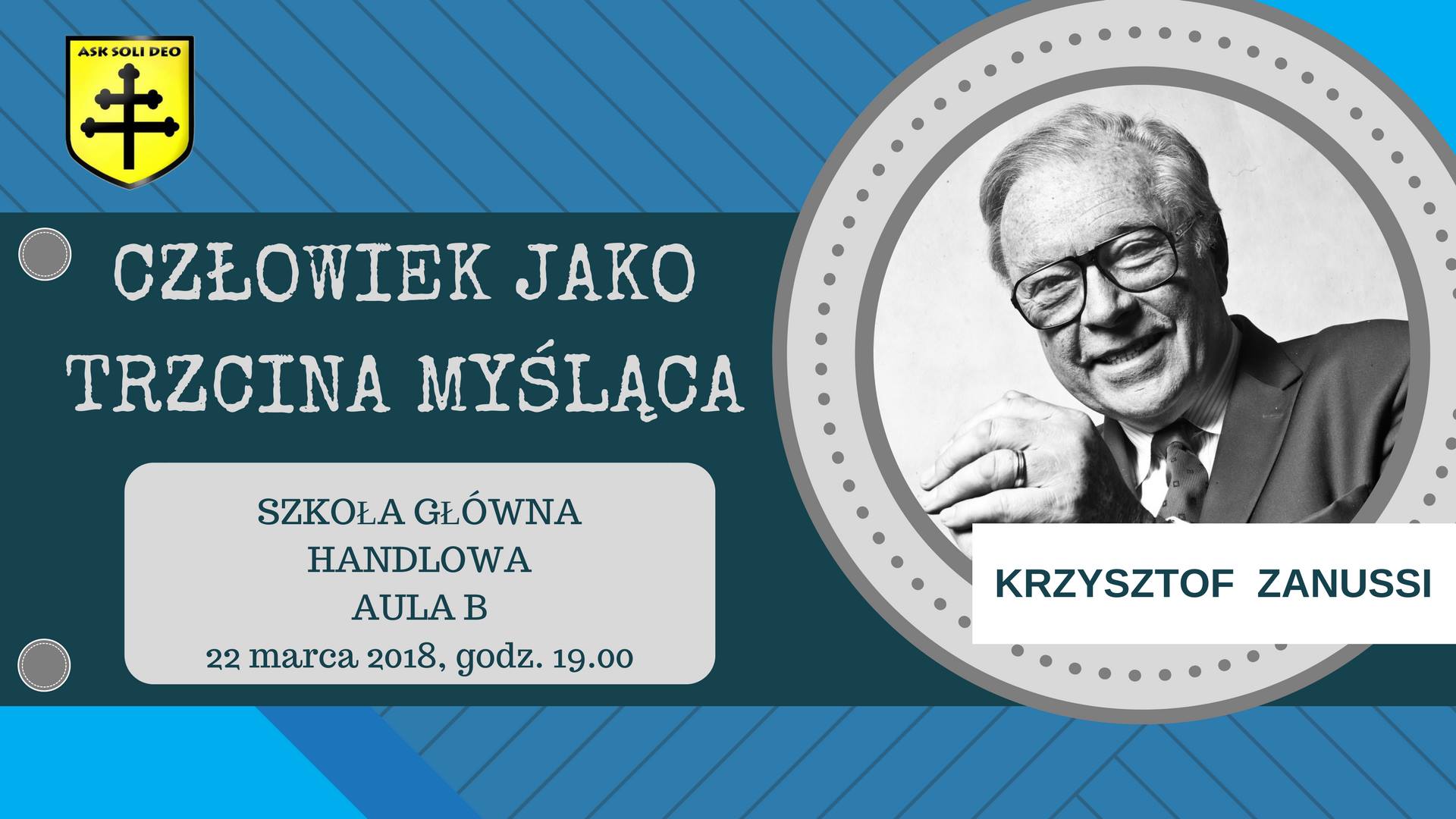 Człowiek jako trzcina myśląca – wykład Krzysztofa Zanussi