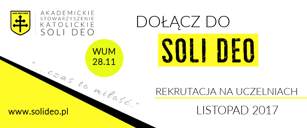 Wstąp do Soli Deo WUM